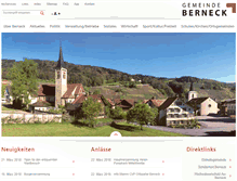 Tablet Screenshot of berneck.ch